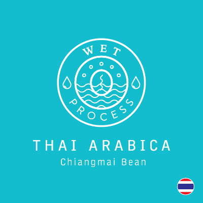 กาแฟดริป Thai Arabica - Wet Process 10g. x 5 Bags