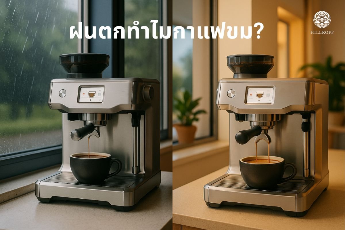 ฝนตกทำไมกาแฟขม? เจาะลึกความลับของรสชาติกาแฟที่เปลี่ยนไปในหน้าฝน ฝนตกทำไมกาแฟขม? เจาะลึกความลับของรสชาติกาแฟที่เปลี่ยนไปในหน้าฝน