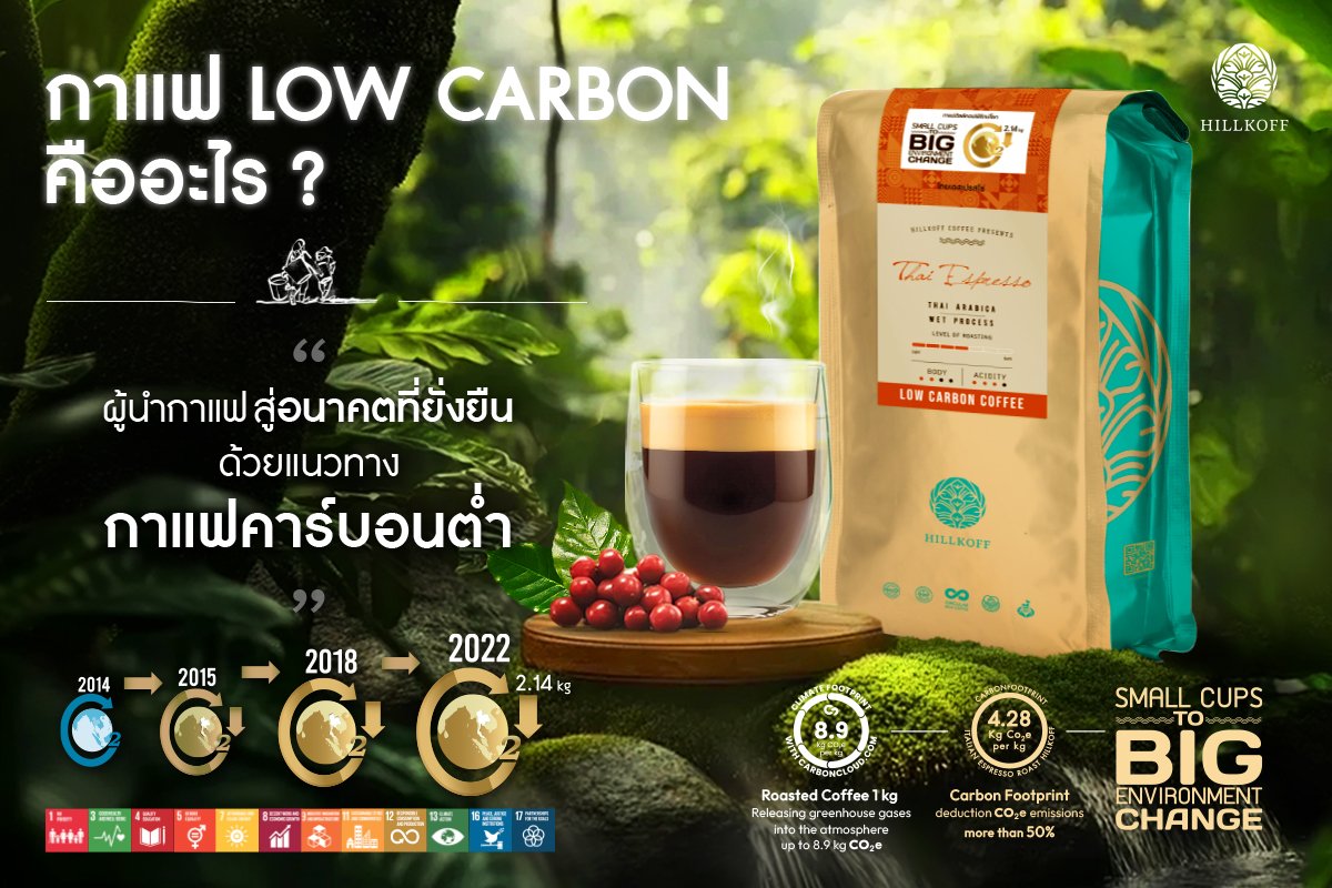 HILLKOFF: นำกาแฟสู่อนาคตที่ยั่งยืน ด้วยแนวทางกาแฟคาร์บอนต่ำ