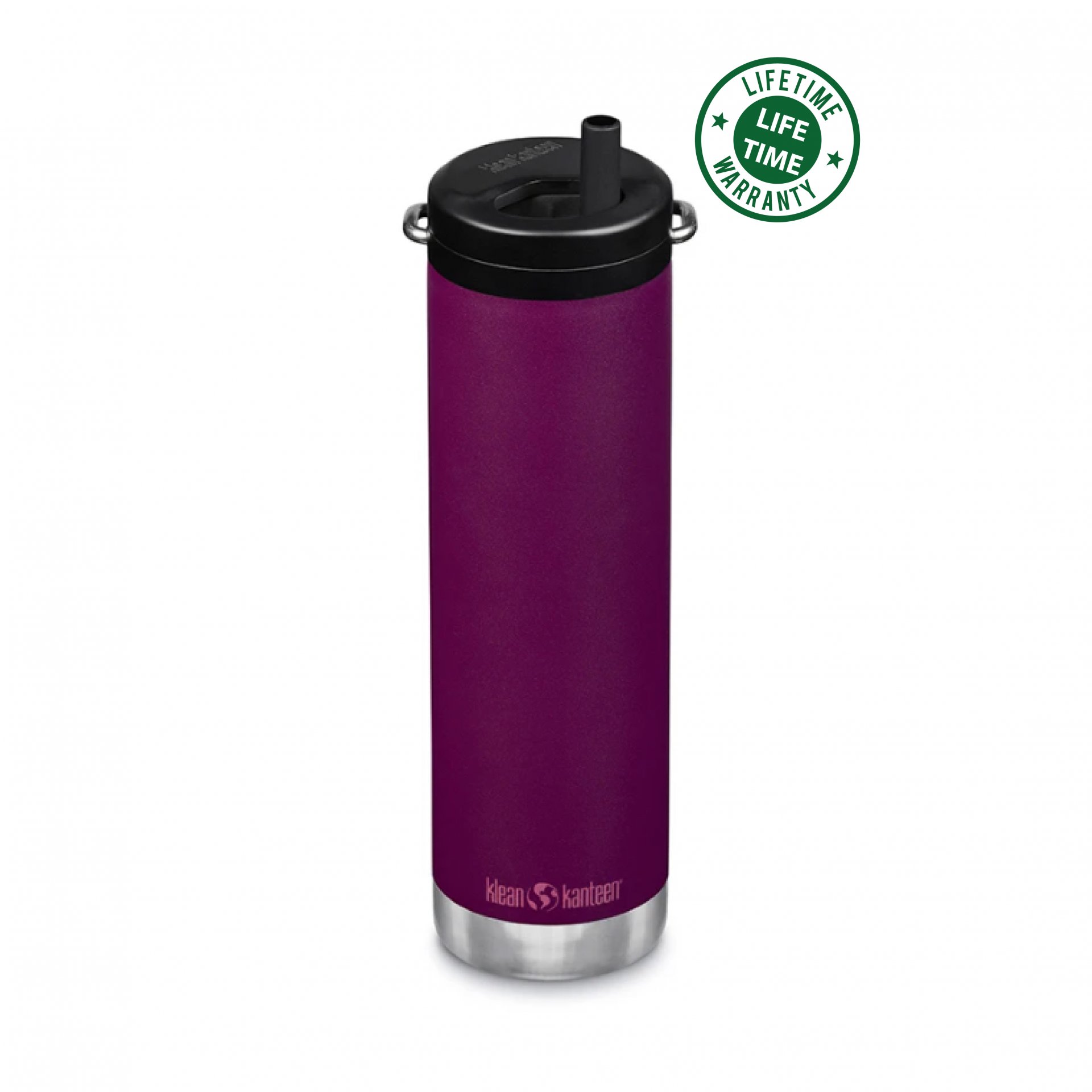 Klean Kanteen 20 oz.Insulated with Twist Cap Purple Potion