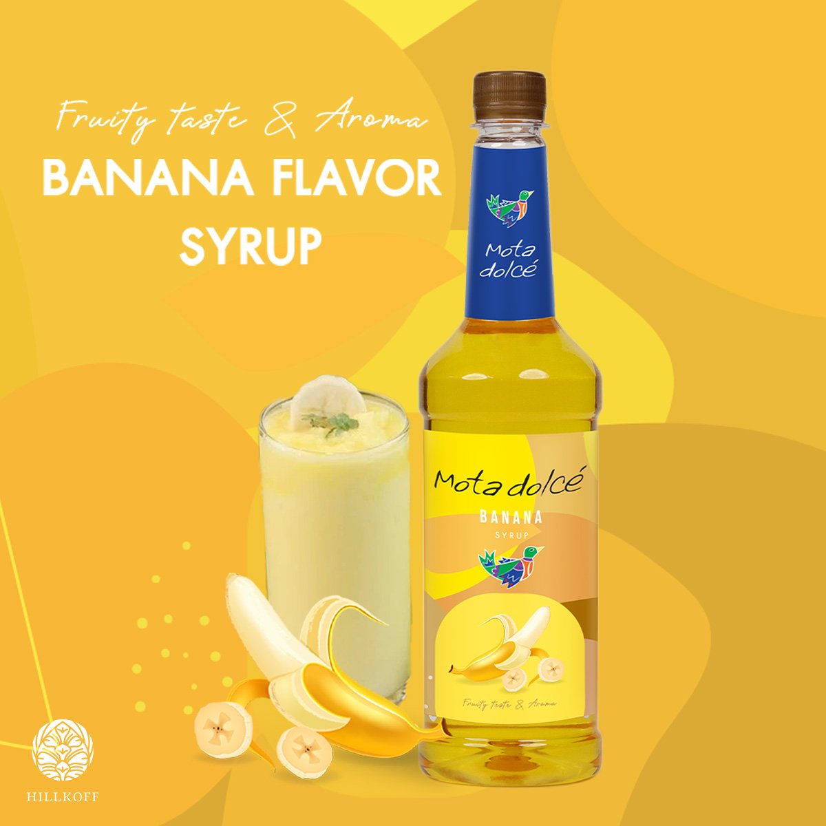 Mota Dolce' Banana Flavor Syrup : น้ำเชื่อมกลิ่นกล้วยหอม