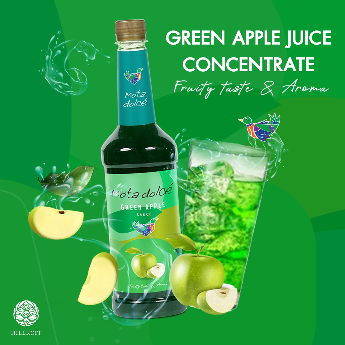 Mota Dolce' Apple : น้ำผลไม้เข้มข้นจากแอปเปิ้ลเขียว