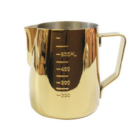 CafedeTiamo Pitcher Titanium Golden สีทอง 600 cc