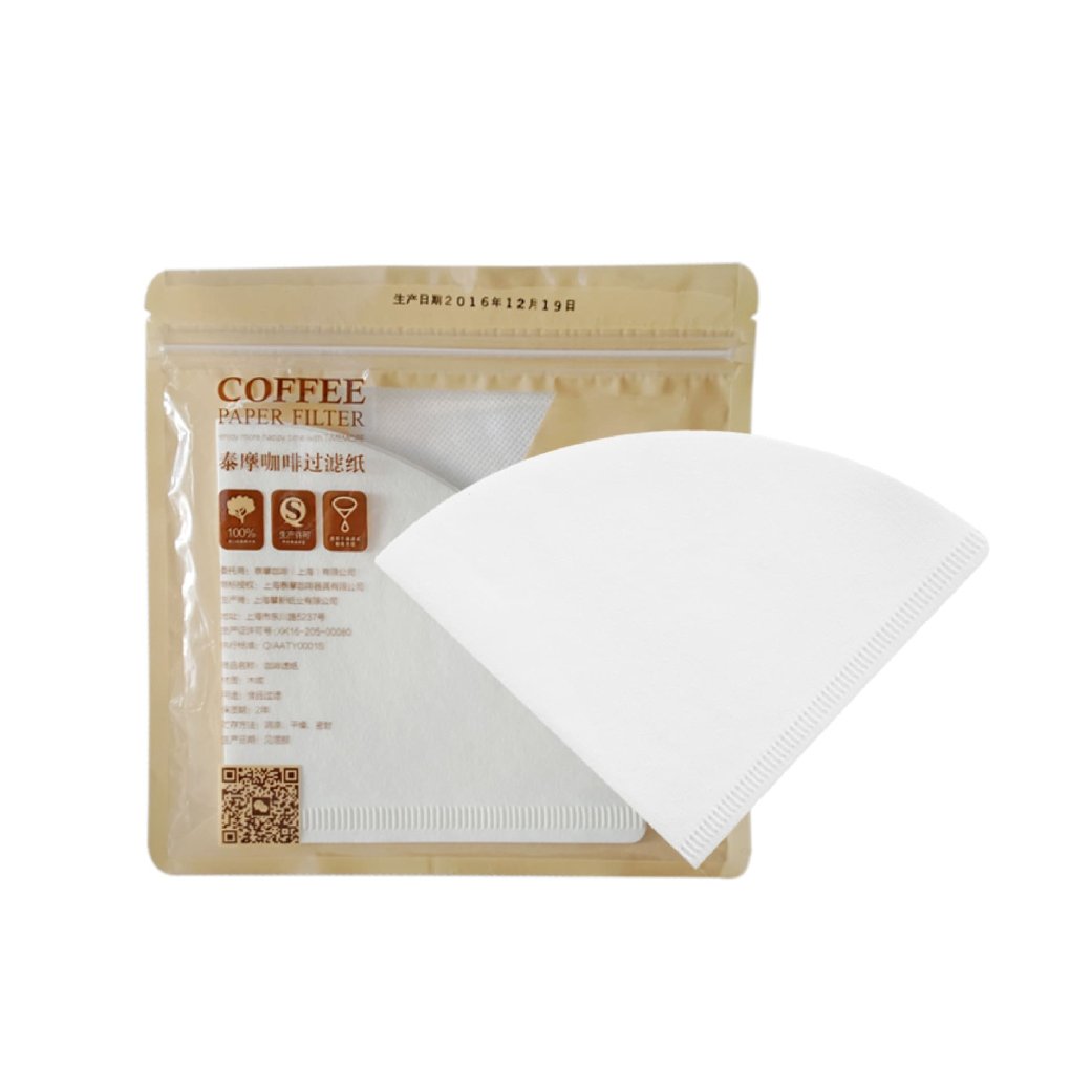 TimeMore Paper Filter V02 (2-4 cups) : 50 sheets/pack