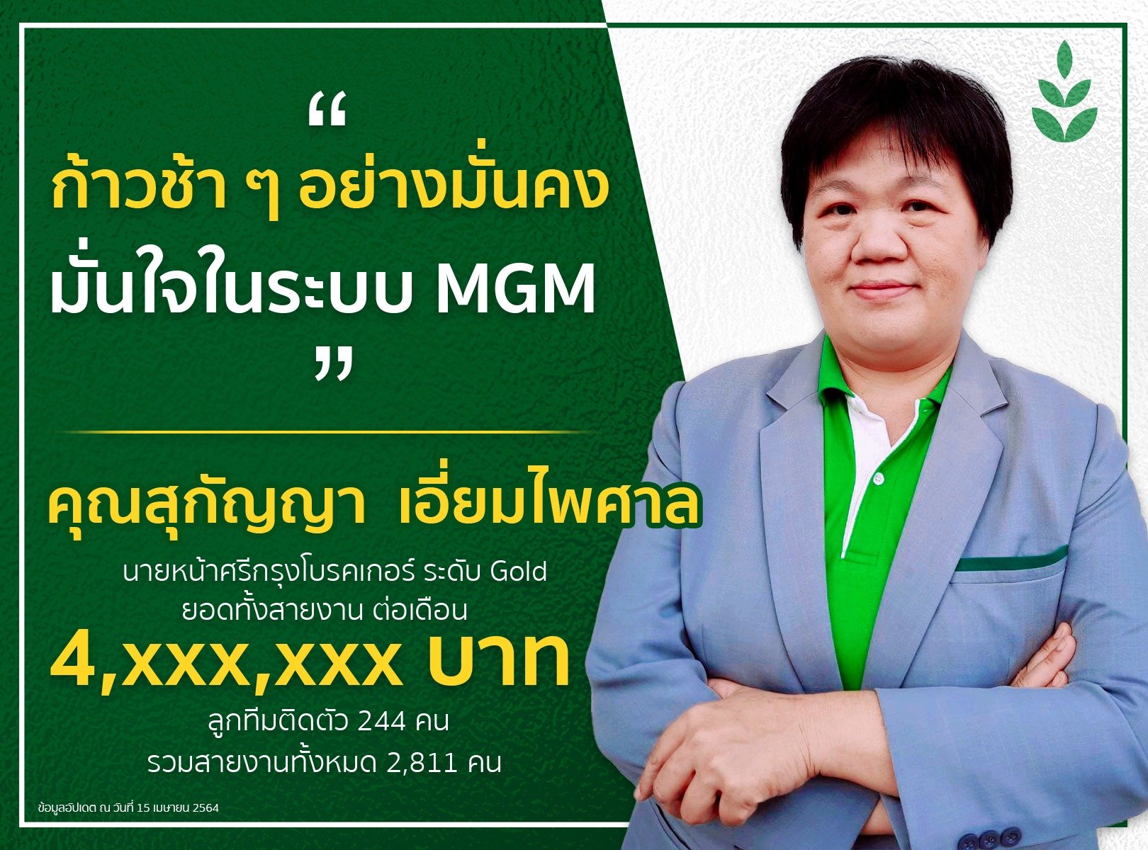 ก้าวช้าๆ อย่างมั่นคง มั่นใจในระบบ MGM