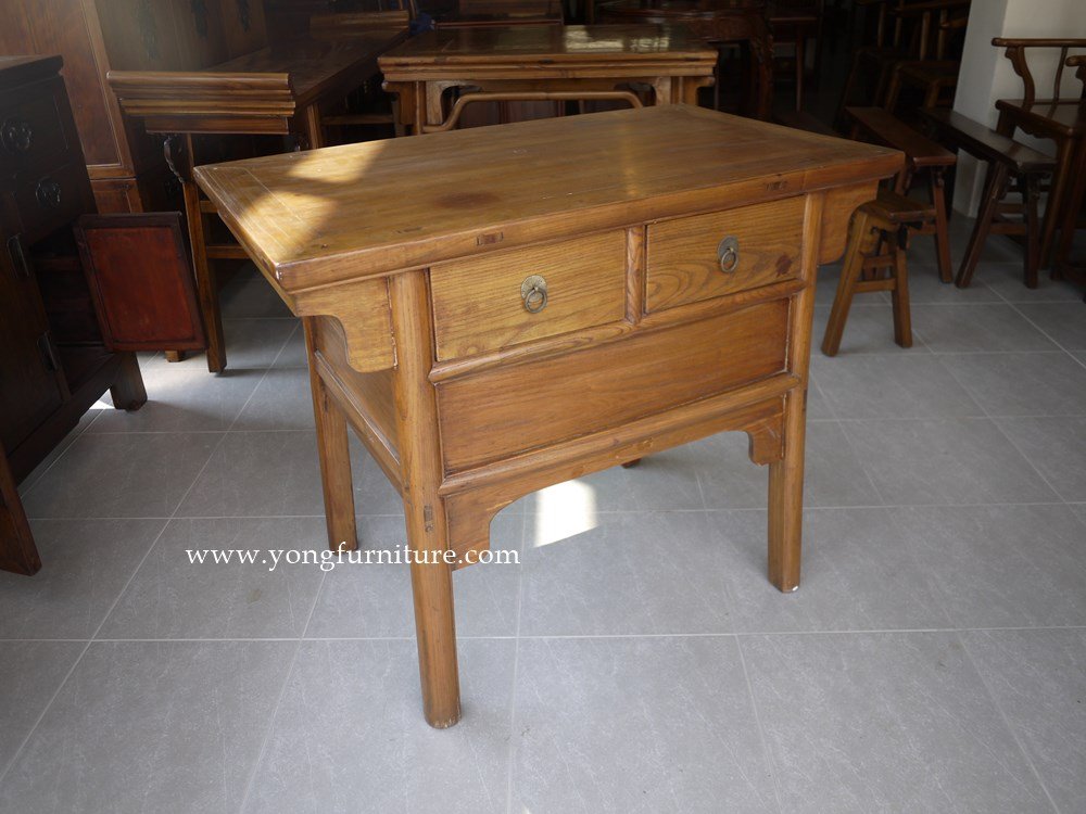 Two Drawer Traditional Chinese Console