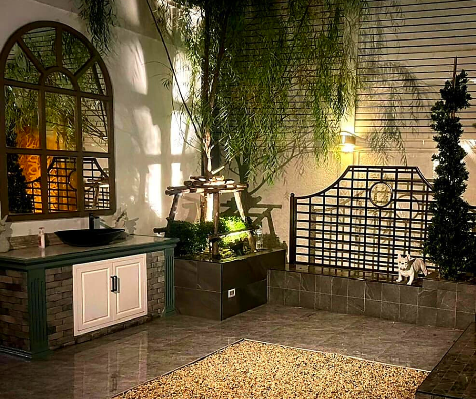 modern neo classic home garden2