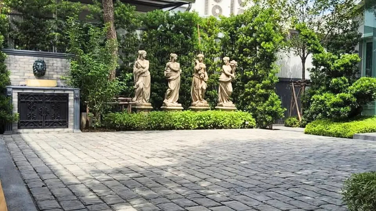 รับจัดสวนยุโรป สวนอังกฤษ