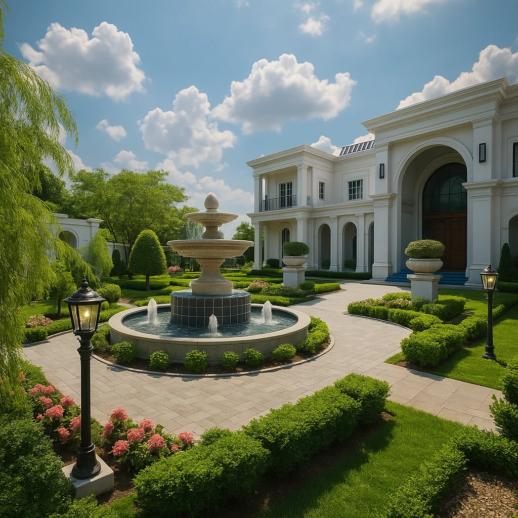 บริษัทรับออกแบบจัดสวนบ้านหรูELEGANT_ENGLISH_GARDEN_LANDSCAPE.wm