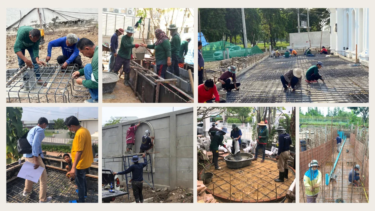 ladscape hardscape งานโครงสร้าง