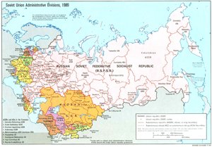 แผนที่จักรวรรดิ์รัสเซียก่อนการล่มสลาย