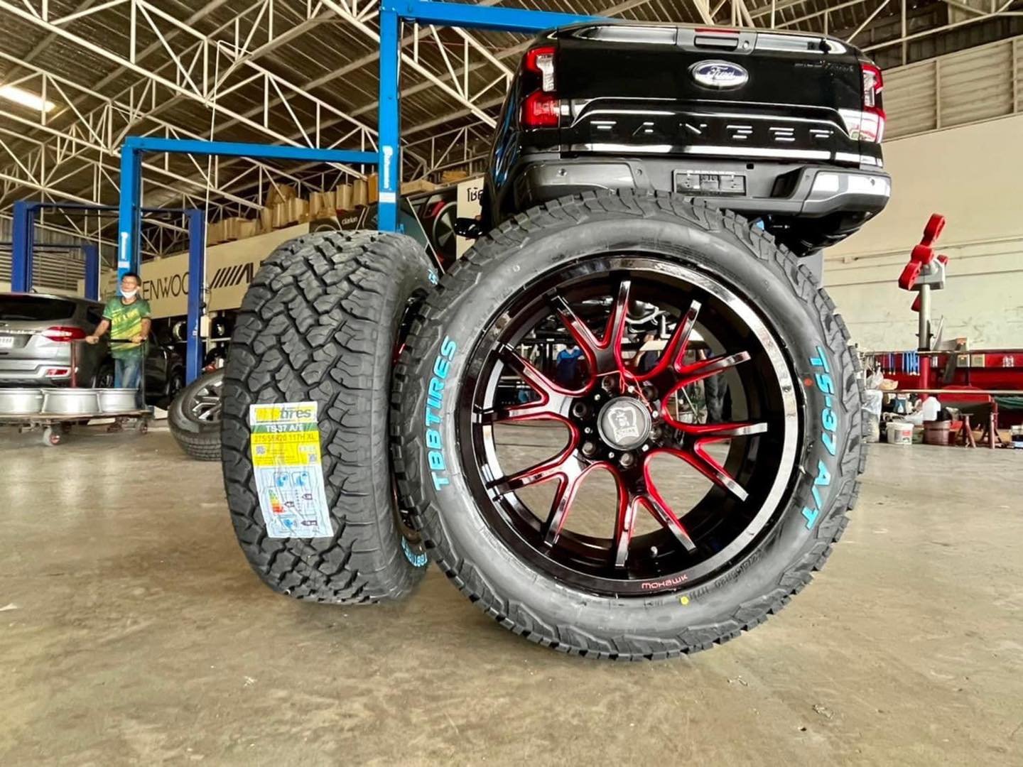 ล้อแม็กซ์ MOHAWK 20x9 Offset 0 ยางไทย TTB Tires 275/55/20 ...