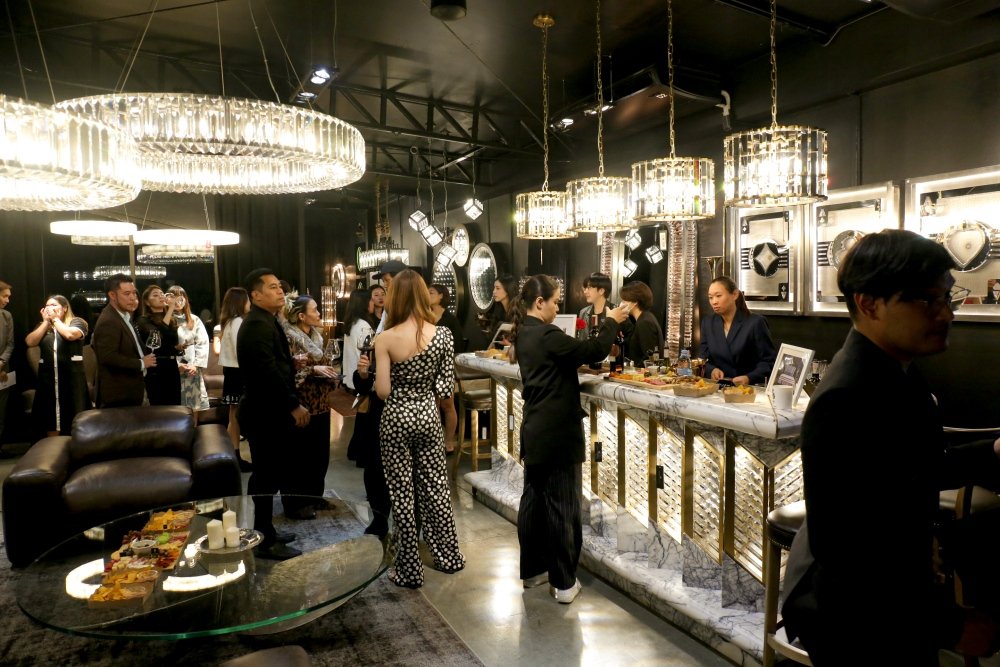 Indica living grand opening "Speakeasy bar." Indica living grand opening "Speakeasy bar."