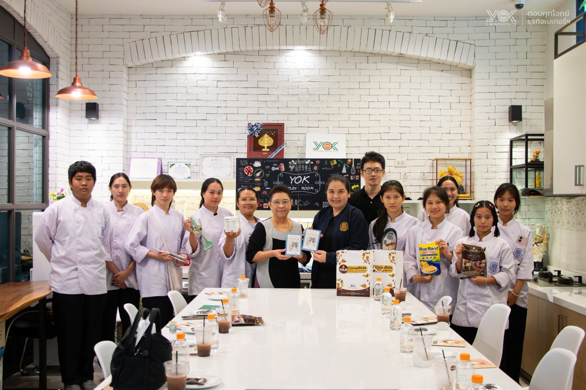บรรยากาศการศึกษาดูงานหลักสูตรเบเกอรี่ 2