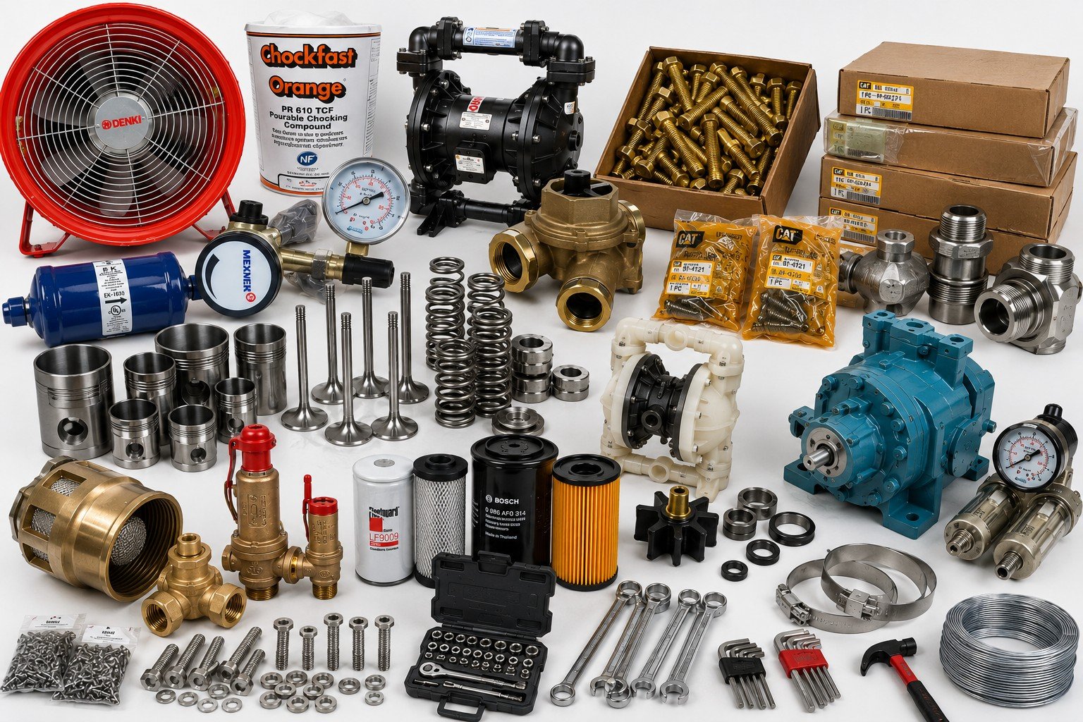 Valves, Pipes & Fittings ship supply service in UAE