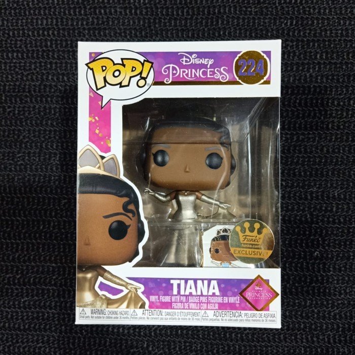 Funko Pop! Disney Ultimate Princess - Tiana (Gold) with Pin Funko