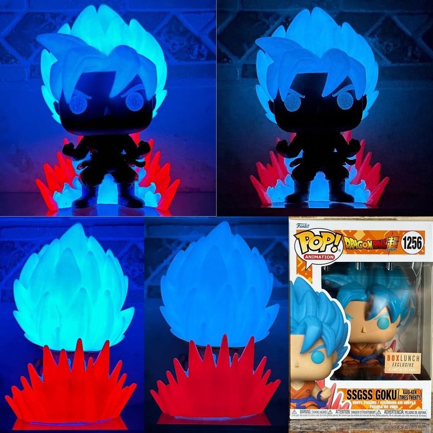 Buy Pop! SSGSS Goku (Kaio-ken Times Twenty) (Glow) at Funko.