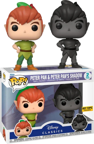 Funko POP Disney Peter Pan And Peter Pans Shadow Exclusive