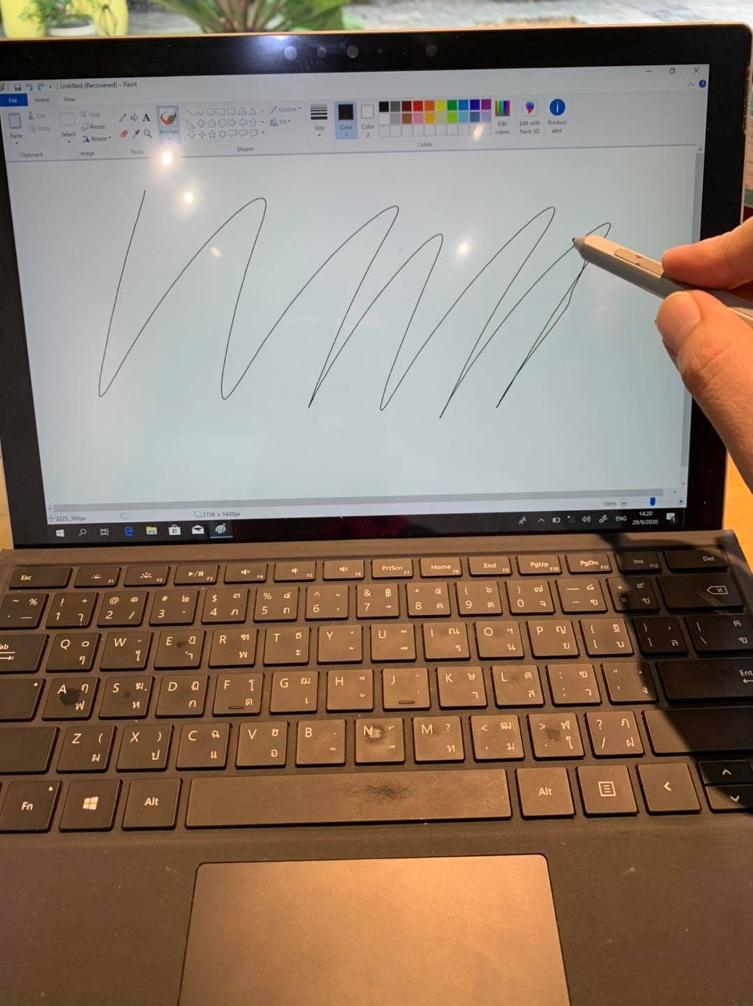 ซ่อม Surface Pro 4 ปากกาใช้ไม่ได้