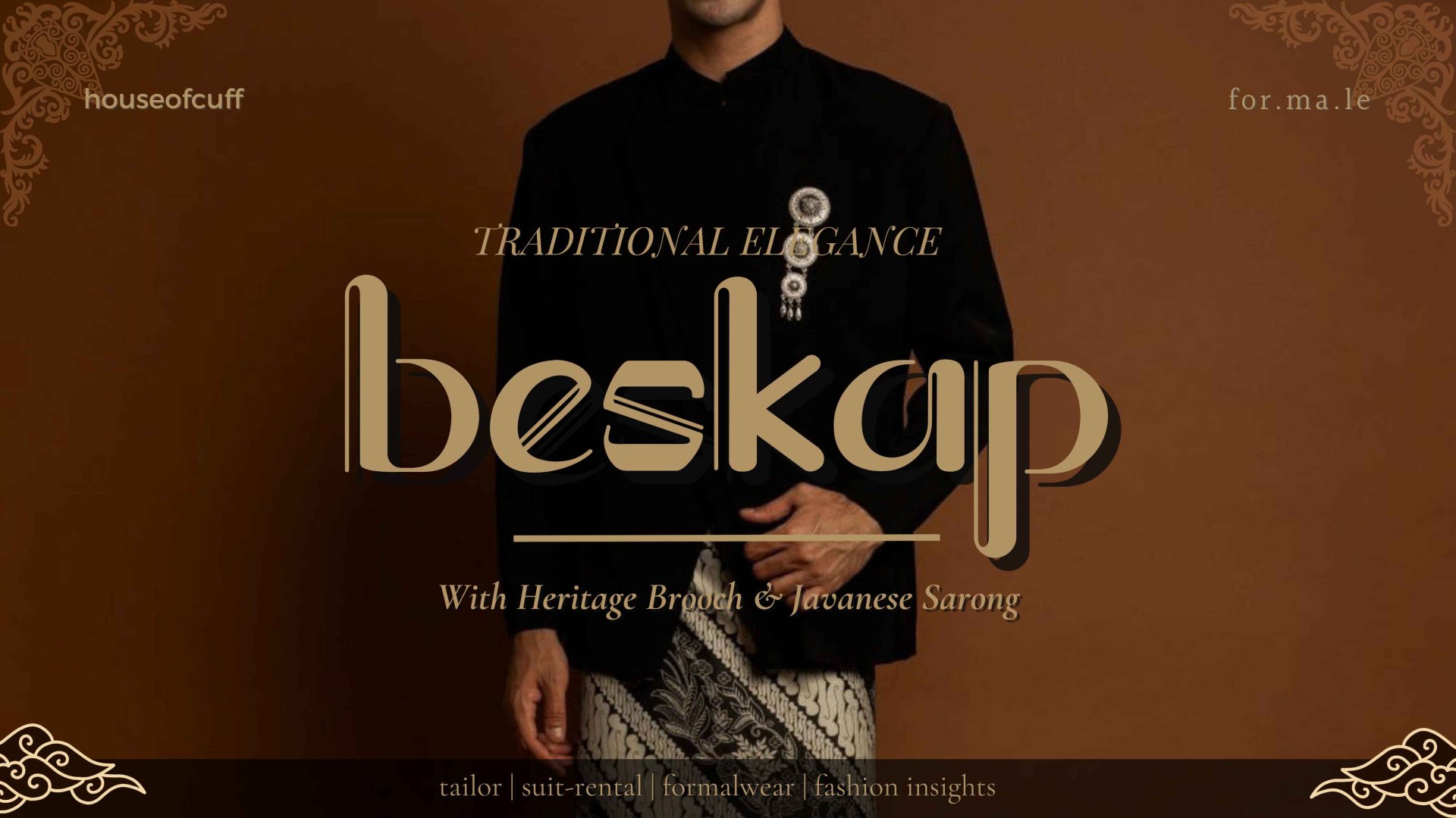 beskap houseofcuff formale