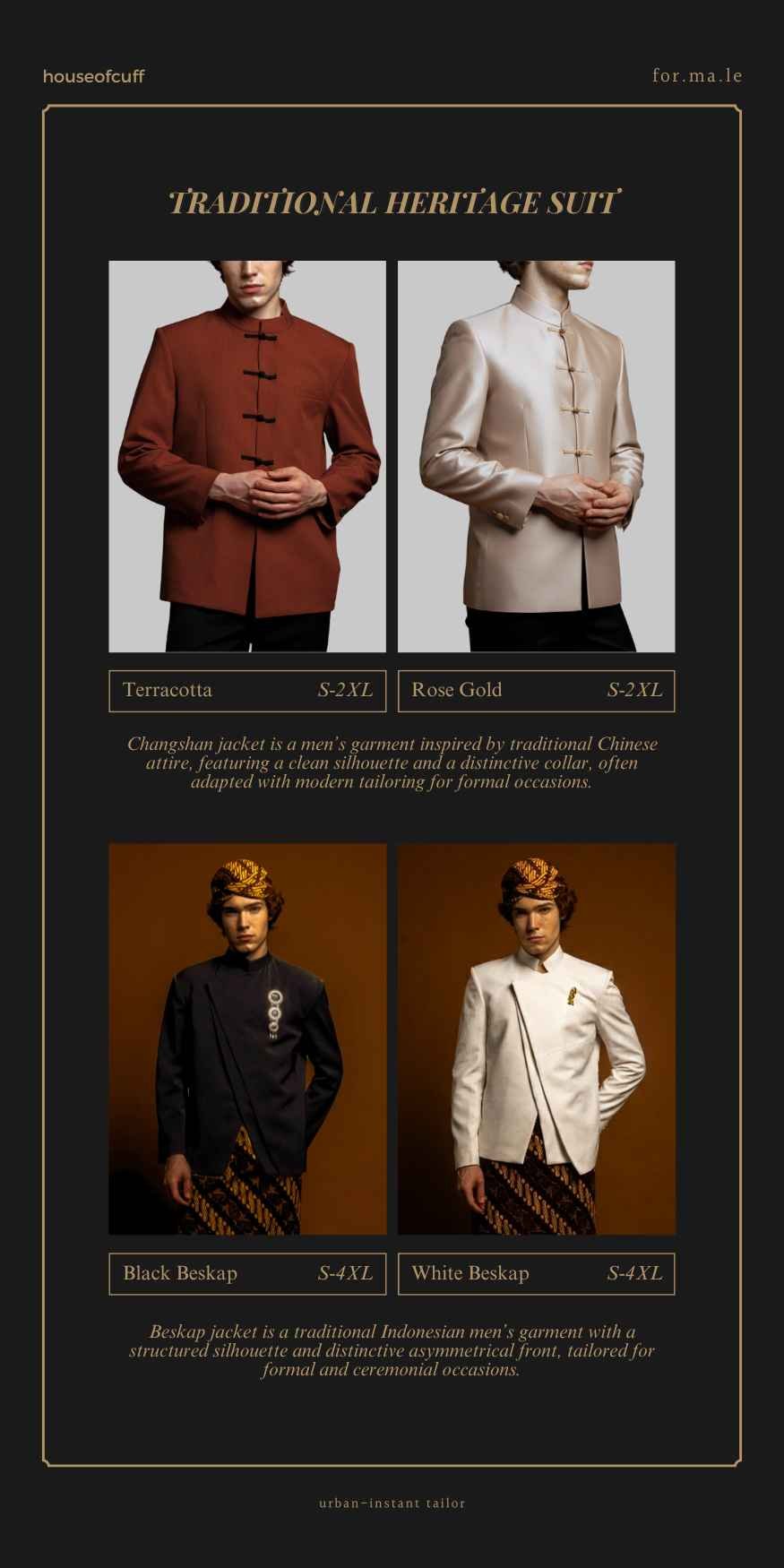 traditional heritage suit