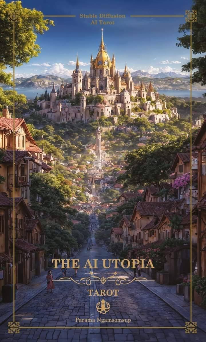 The AI Utopia Tarot Deck