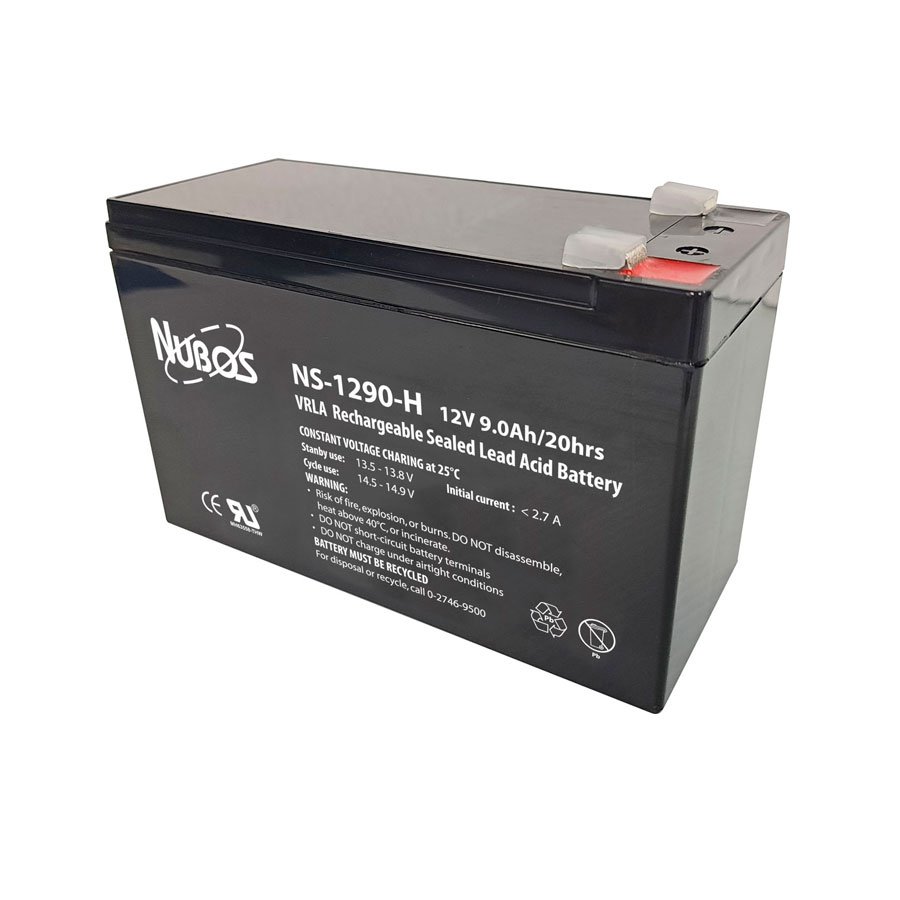 NUBOS Battery  NS-1290-H ขนาด 12V 9Ah