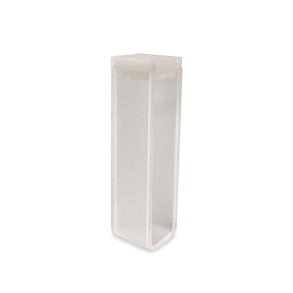 Glass Cuvette with lid,3500ul., Path Length 10mm.