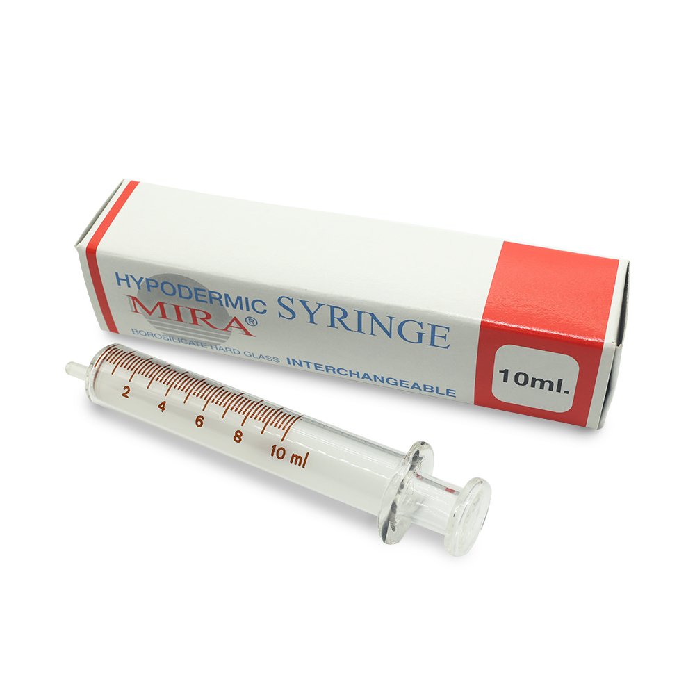 Syringe glass, Mira