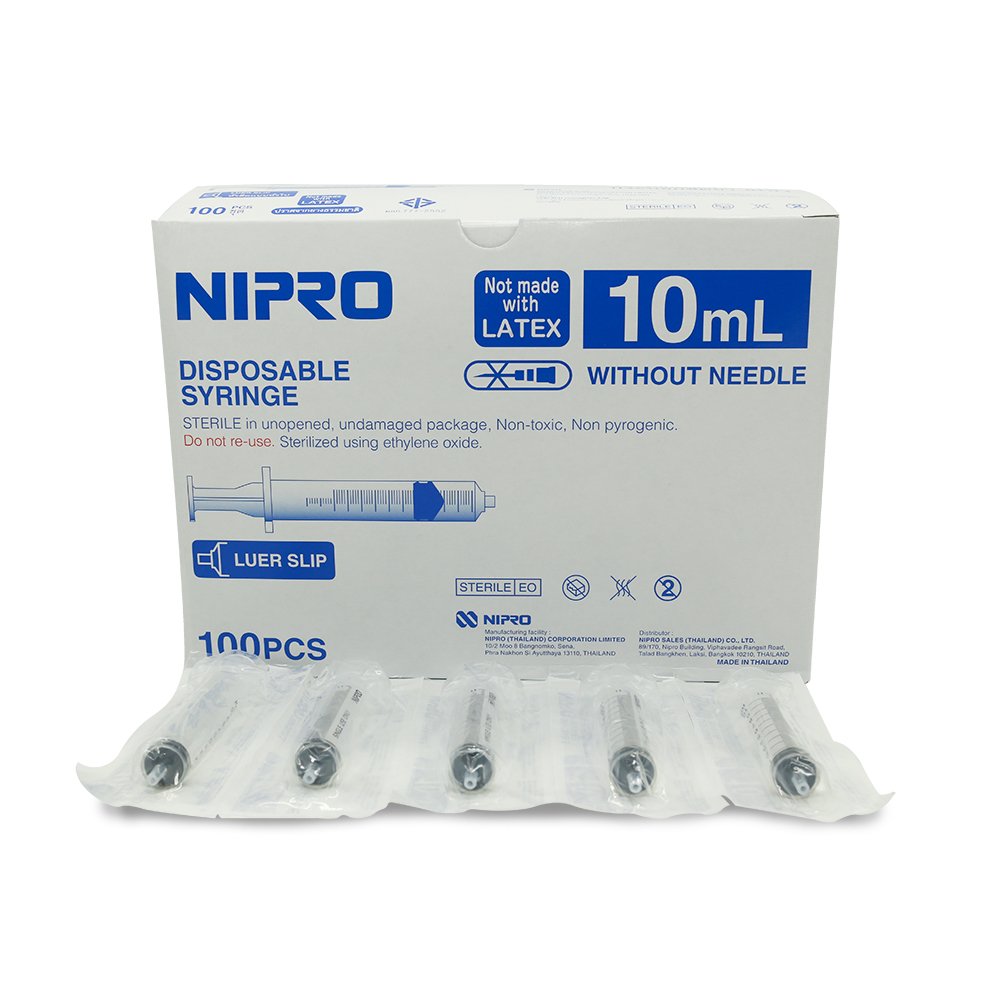 Syringe dispossable กระบอกฉีดยาพลาสติก ,Nipro
