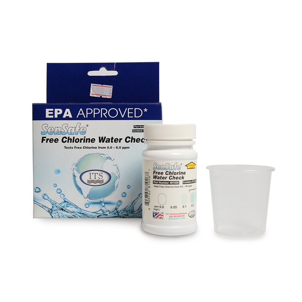 กระดาษวัดค่าคลอรีนอิสระในน้ำ (Chlorine Free 50 strips) #481026