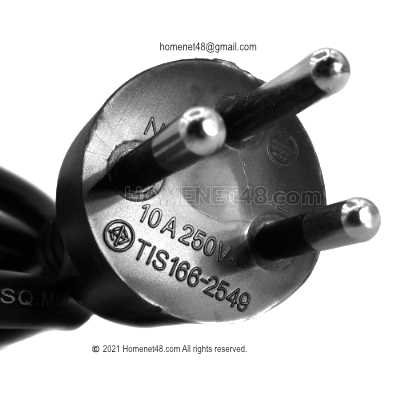 หัวปลั๊กไฟ 3 ขากลม มอก. หัวปลั๊กไฟ 3 ขากลม มอก.