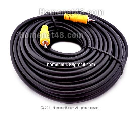 AV Cable 1 In 1 Out (Video Signal) Male to Male High-Quality - homenet48