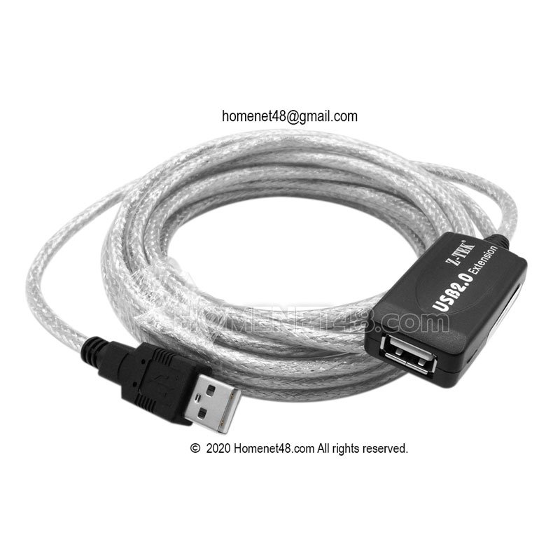godt Sociologi kort USB Extension Cable (V2.0) AM-AF Z-TEK (5M) - homenet48