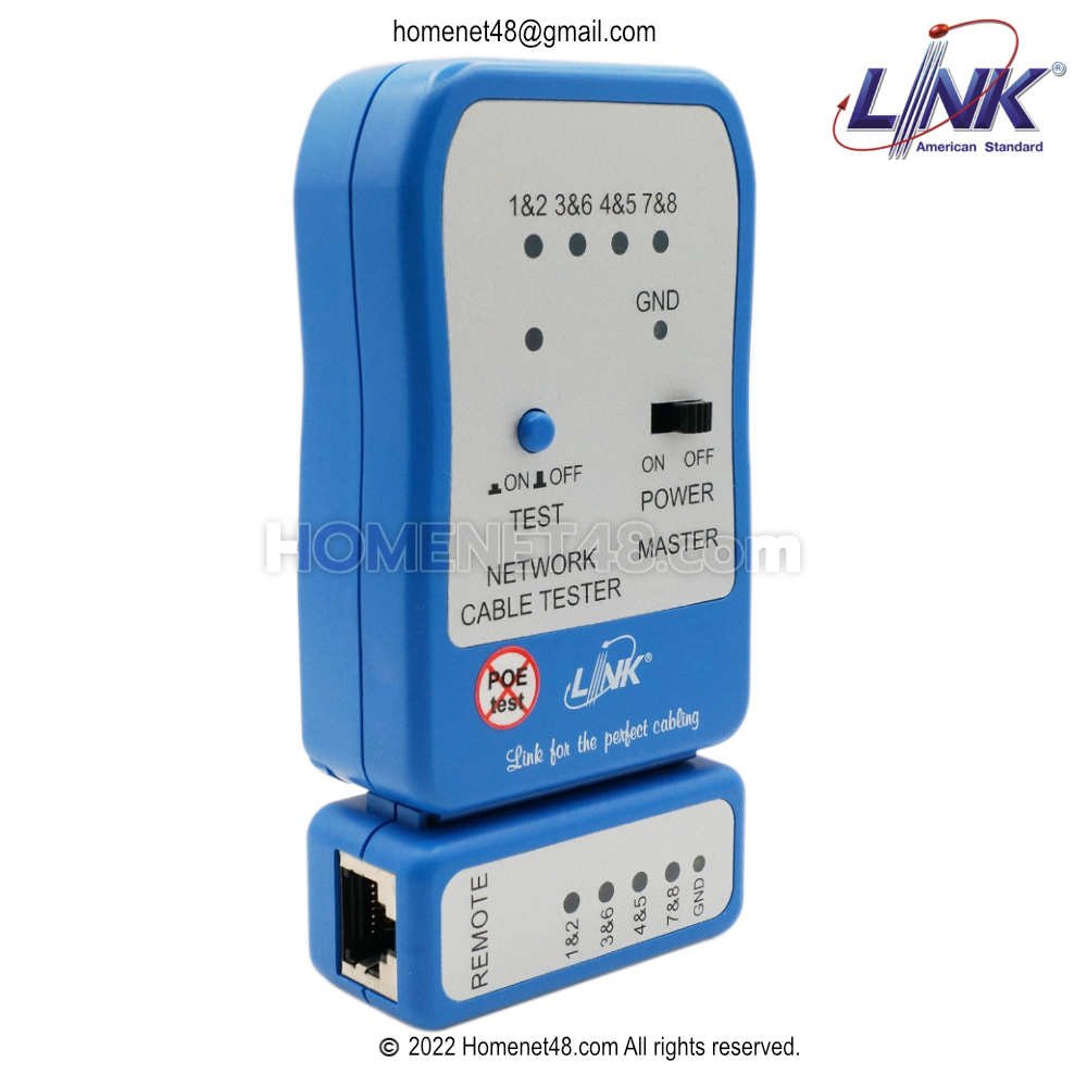(By Order) LAN cable tester - phone cable LINK genuine model TX-1302 (box+battery+manual)
