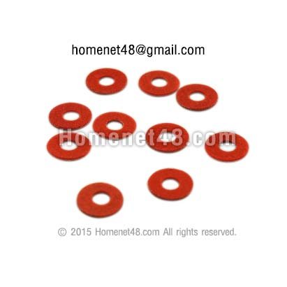 แหวนฉนวนกระดาษสีแดง รองน๊อตยึดเมนบอร์ด (กันชอร์ต) (10 ตัว)