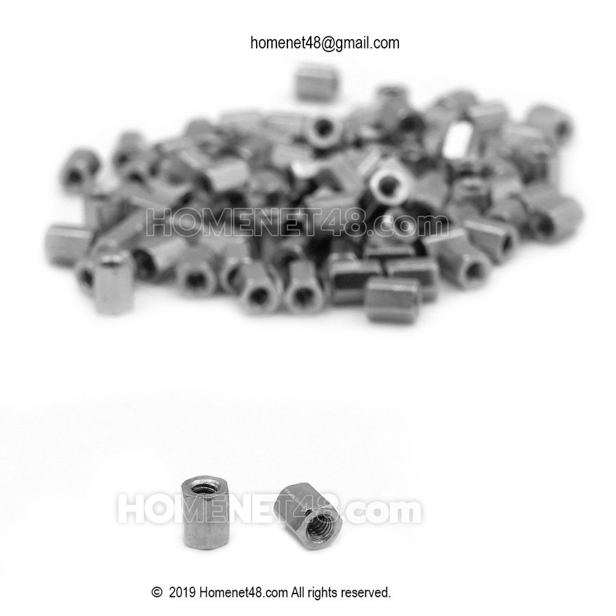 Screw for VGA RS232 DVI head on graphics card (2 pieces)