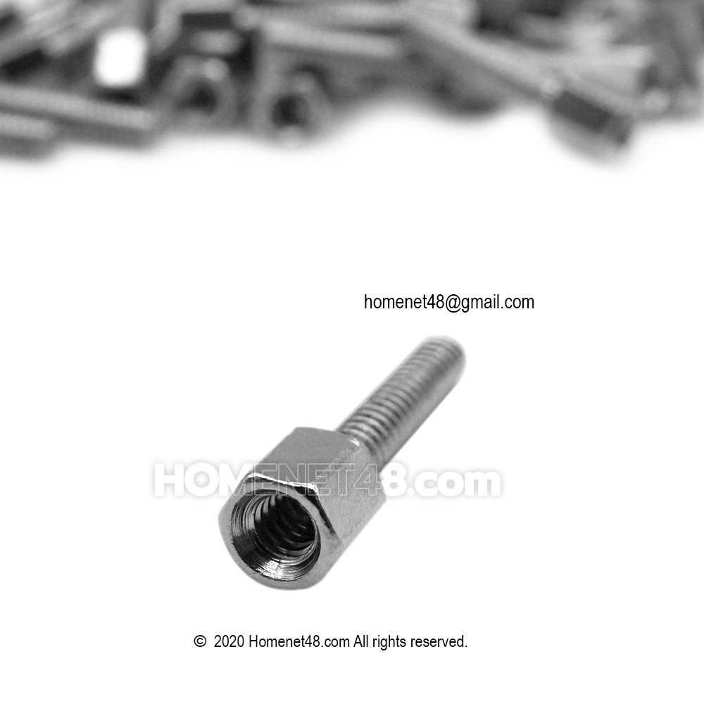 Screw for VGA RS232 DVI head on graphics card (2 pieces)
