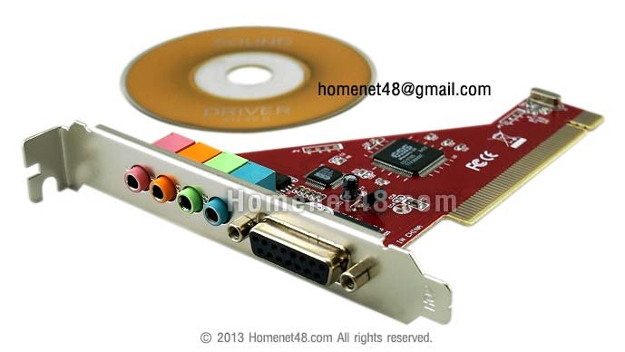 PCI Sound Card 32 Bits 4.1 Channel