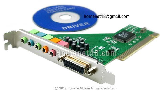 PCI Sound Card 64 Bits 5.1 Channel