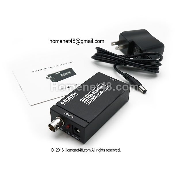(สั่งตามออเดอร์) 3G HDMI to SDI Monitor (BNC) + Adapter ความคมชัดสัญญาณสูง