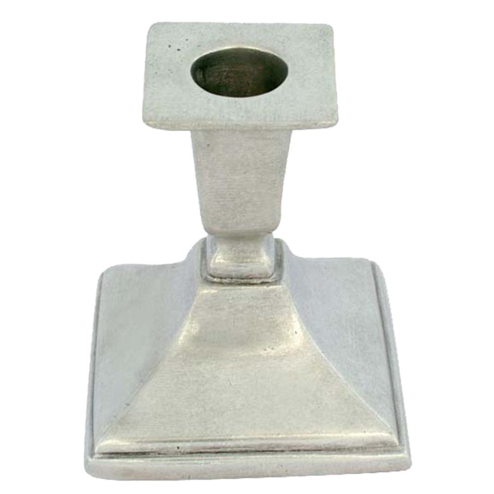 Pewter Square Candlestick short