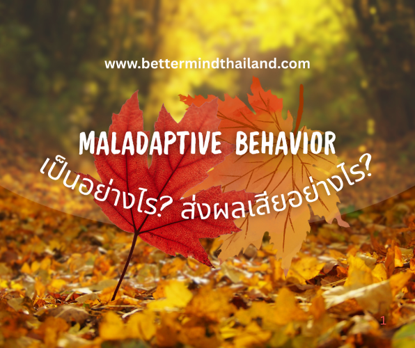 Maladaptive behavior คืออะไร? Maladaptive behavior คืออะไร?