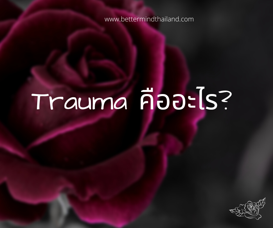 Trauma คืออะไร? Trauma คือ บาดแผลหรือปมในใจ 