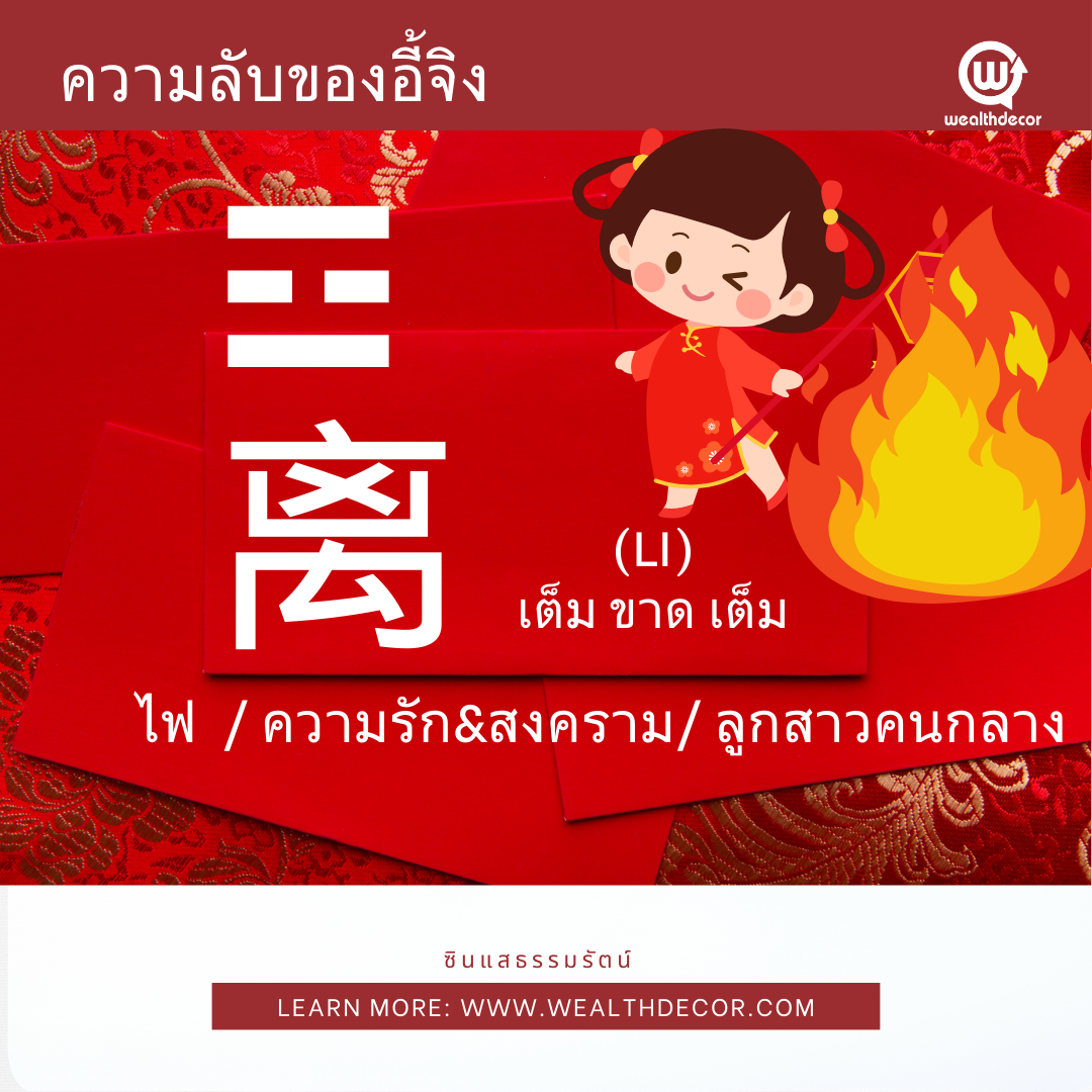 wealth_decor_ความลับอี้จิง_☲_离_Li_ลี้_ wealth_decor_ความลับอี้จิง_☲_离_Li_ลี้_