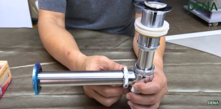 เสร็จวิธี ท่อน้ำทิ้ง , ท่อน้ำทิ้งอ่างล้างหน้า , ท่อน้ำทิ้งกระปุก , พีเทป , P-Trap