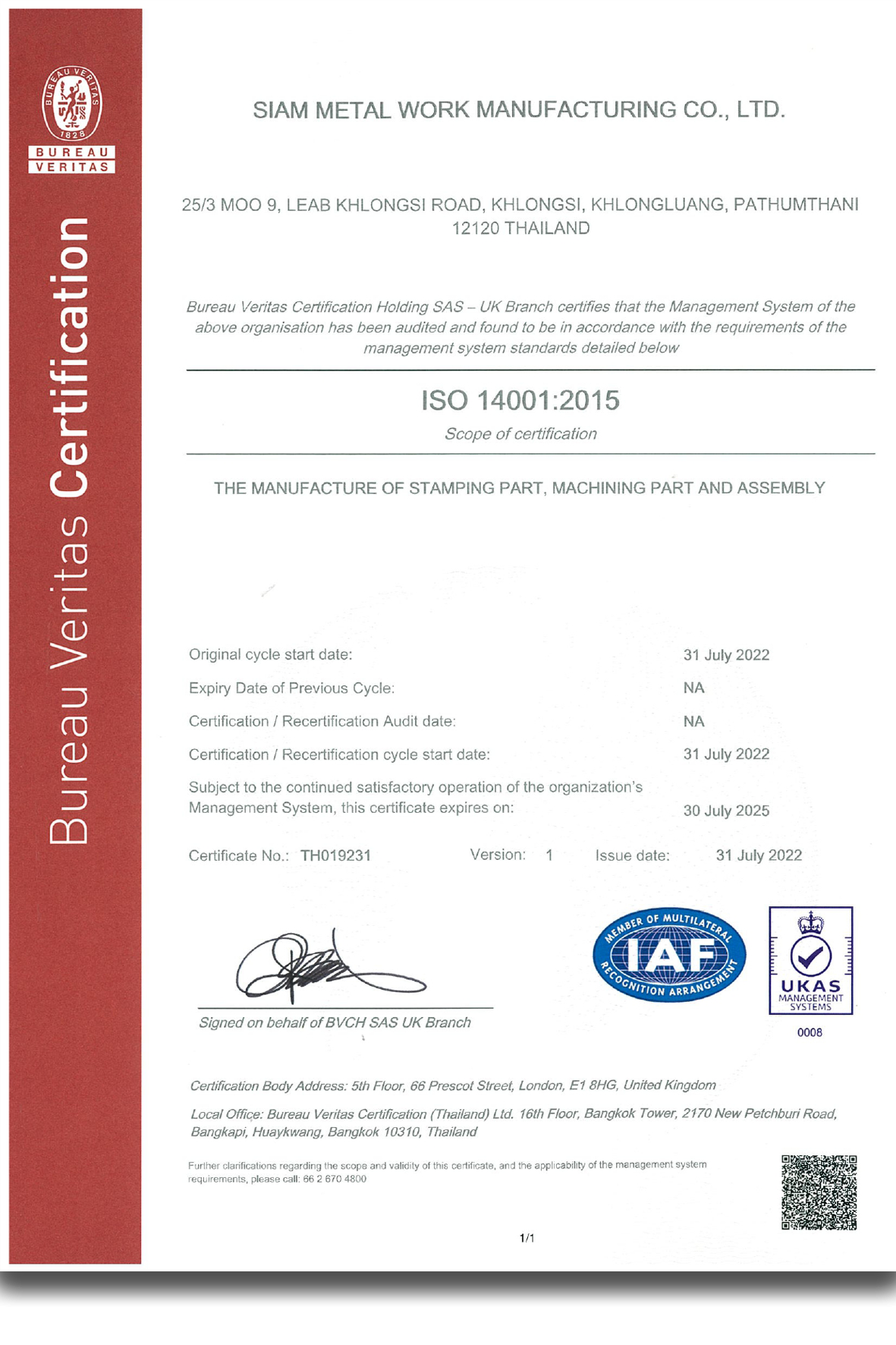ISO 14001:2015 