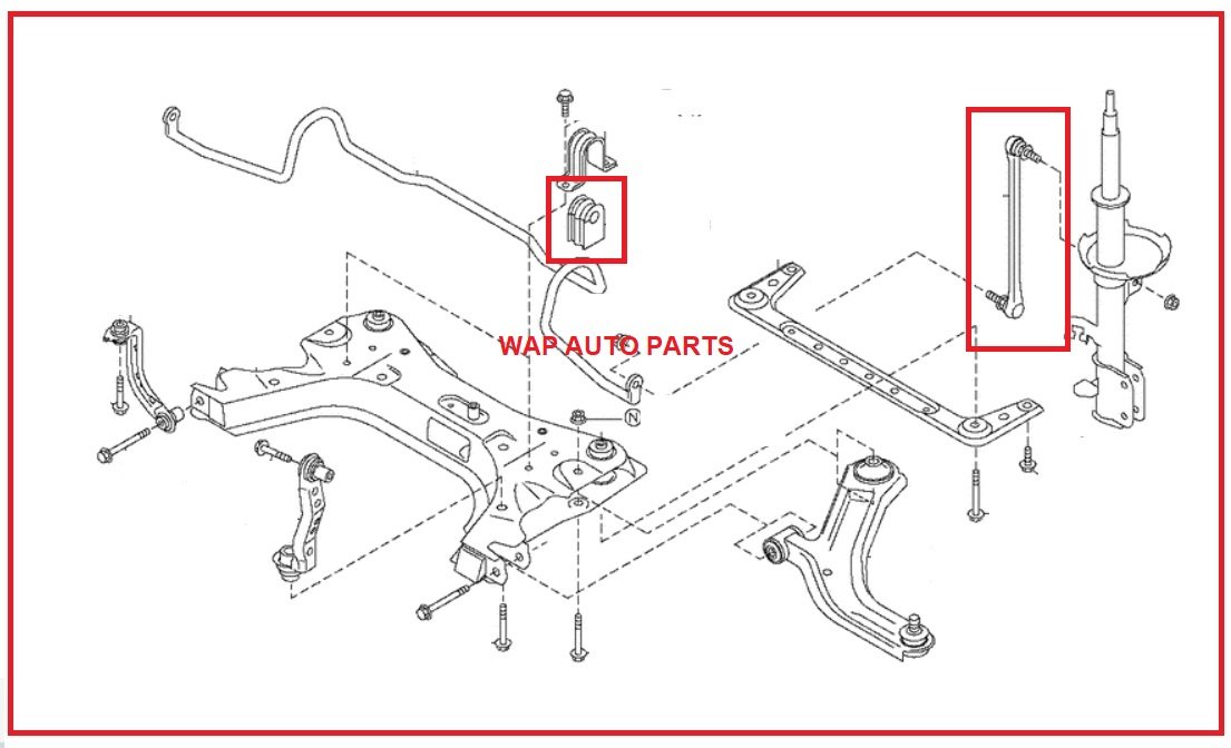 NISTO Front Stabilizer Links and Front Stabilizer Bushes wapautoparts