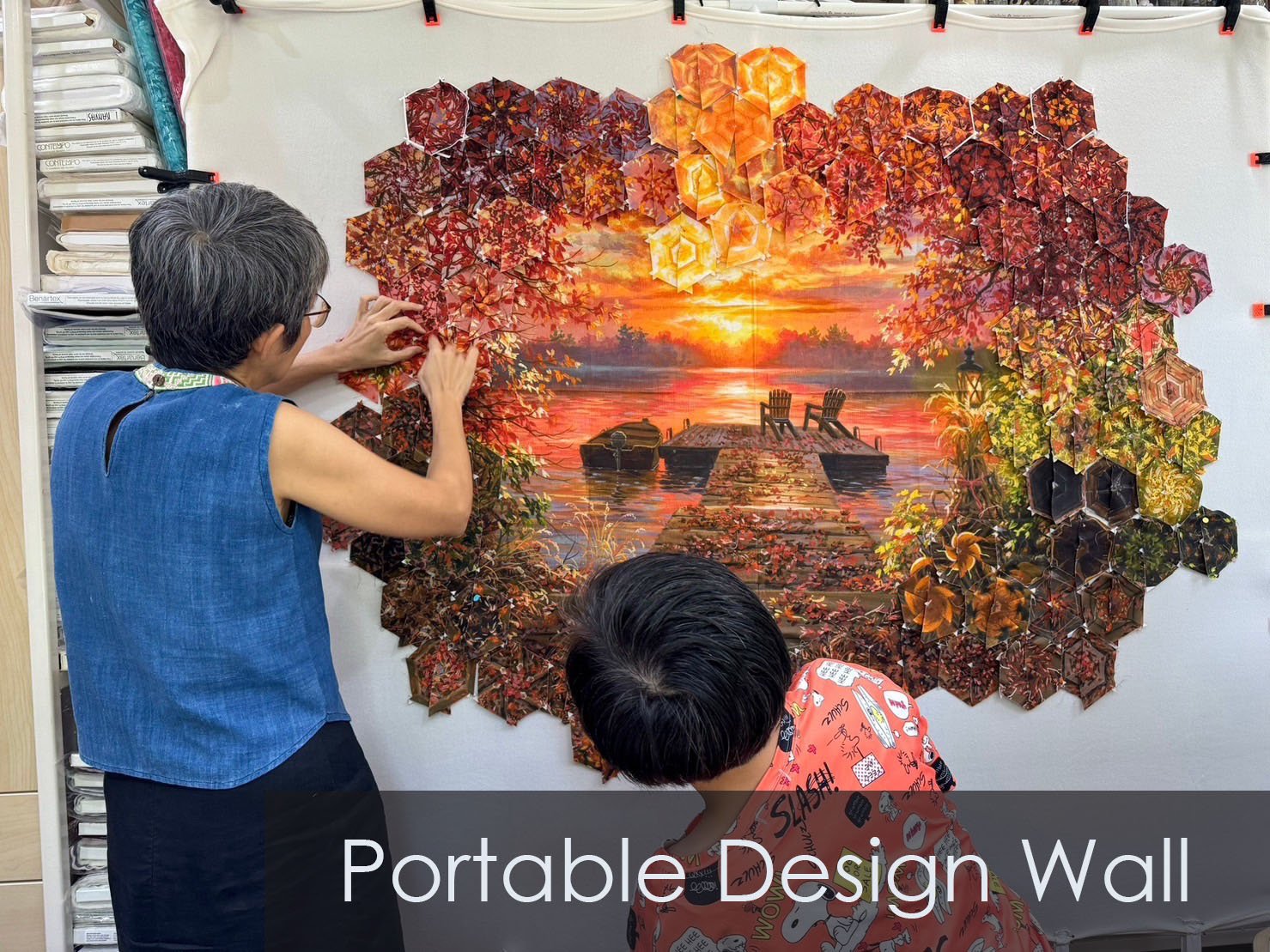Portable Design Let's do portable design wall. - quilt-republic