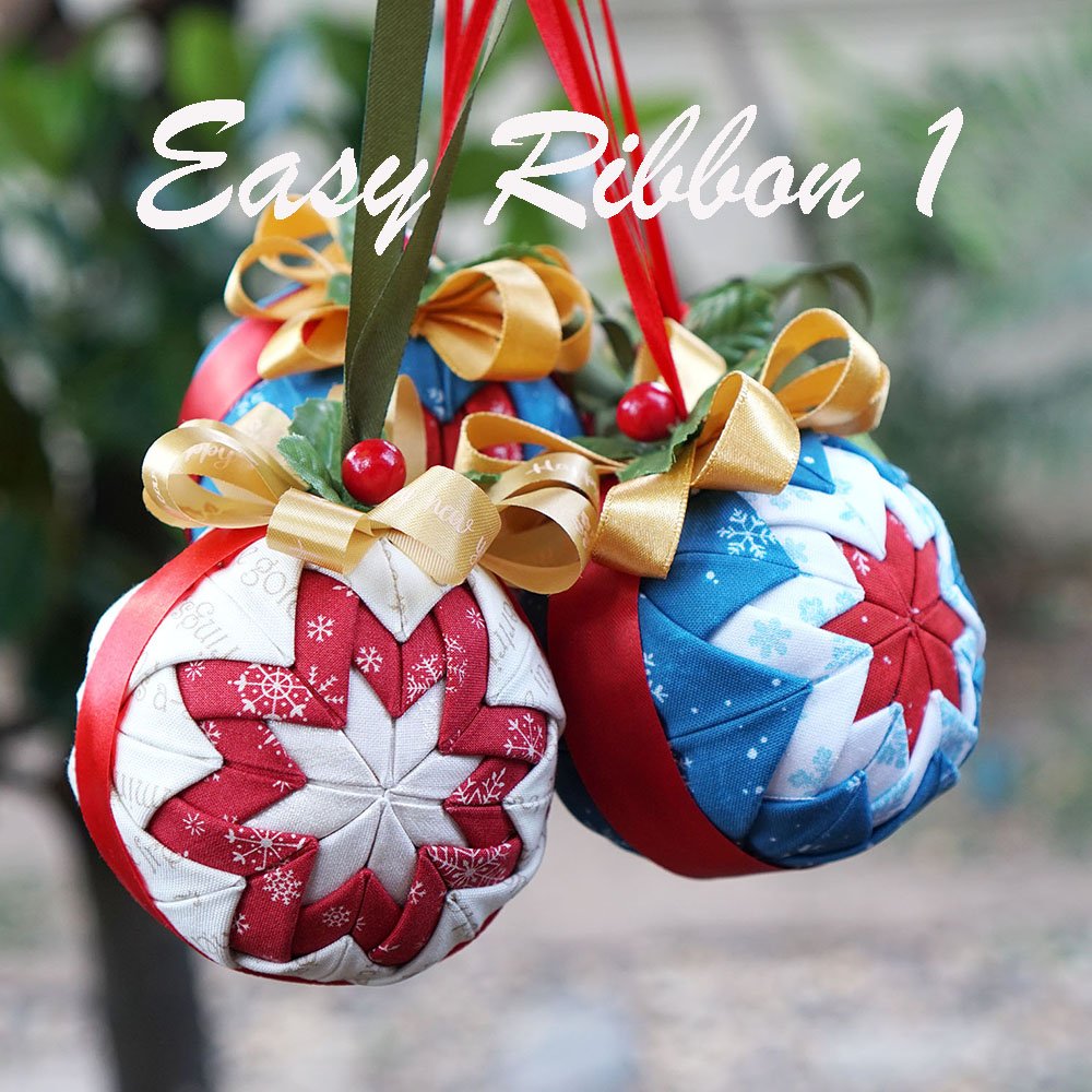 How to make an easy bow for Christmas Ornament